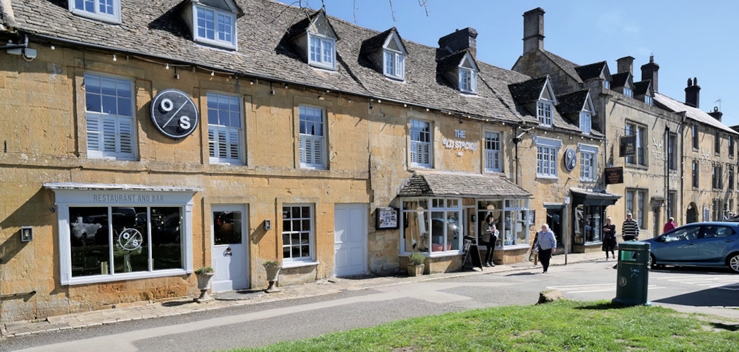 The town centre in Stow-on-the-Wold