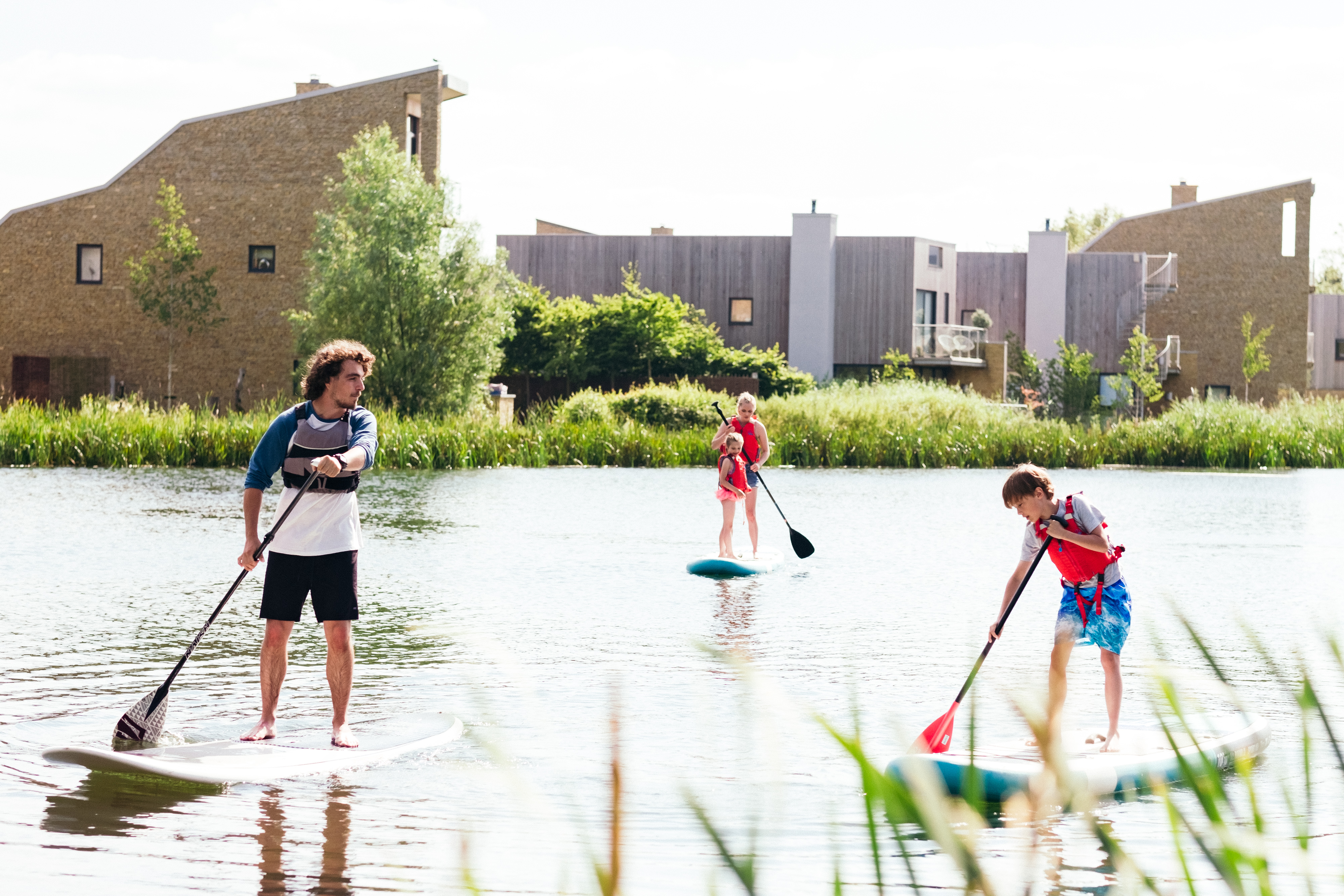 Paddleboarding Lower Mill Estate